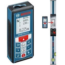 Bosch télémètre laser 80m + niveau r60 = glm 80+r60 - 0601072301