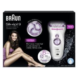Epilateur Braun soie-epil 9 skin spa 9-961 wet & dry