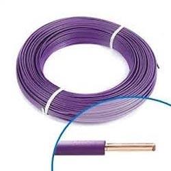 Câble électrique H07VU 1,5mm2 violet 100m.