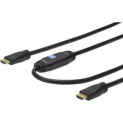 Câble de raccordement Digitus AK-330105-100-S [1x HDMI mâle 1x HDMI mâle] 10 m noir