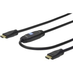 Câble de raccordement Digitus AK-330105-150-S [1x HDMI mâle 1x HDMI mâle] 15 m noir