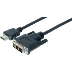 Câble de raccordement Digitus AK-330300-020-S [1x HDMI mâle 1x DVI mâle 18+1 pôles] 2 m noir