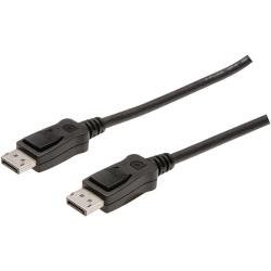 Câble de raccordement Digitus AK-340100-010-S [1x DisplayPort mâle 1x DisplayPort mâle] 1 m noir