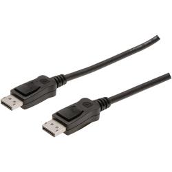 Câble de raccordement Digitus AK-340100-050-S [1x DisplayPort mâle 1x DisplayPort mâle] 5 m noir