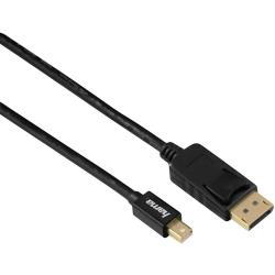 Câble de raccordement Hama 54563 [1x DisplayPort mâle 1x Mini port Display mâle] 1.8 m noi