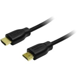 LogiLink HDMI Câble de raccordement [1x HDMI mâle 1x HDMI mâle] 0.5 m noir