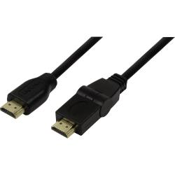 LogiLink HDMI Câble de raccordement [1x HDMI mâle 1x HDMI mâle] 1.8 m noir