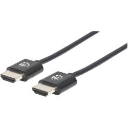 Manhattan HDMI Câble de raccordement [1x HDMI mâle 1x HDMI mâle] 0.5 m noir