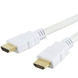 TECHly HDMI Câble de raccordement [1x HDMI mâle 1x HDMI mâle] 5 m blanc