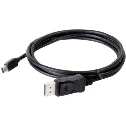 club3D DisplayPort Câble de raccordement [1x Mini port Display mâle 1x DisplayPort mâle] 2 m noir