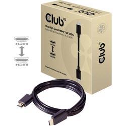 club3D HDMI Câble de raccordement [1x HDMI mâle 1x HDMI mâle] 2 m noir