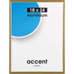 Cadre photo aluminium or Accent 18 x 24 cm