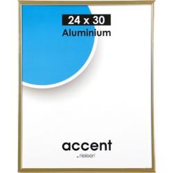 Cadre photo aluminium or Accent 24 x 30 cm