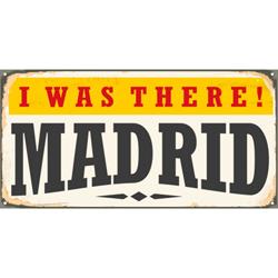 Plaque Deco Sign Madrid