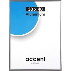 Cadre Aluminium NIELSEN 30x40 Argent Mat