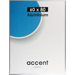 Cadre Aluminium NIELSEN 60x80 Argent Mat