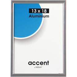 Cadre Aluminium NIELSEN 13x18 Argent Mat