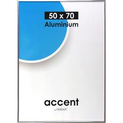 Cadre Aluminium NIELSEN 50x70 Argent Poli