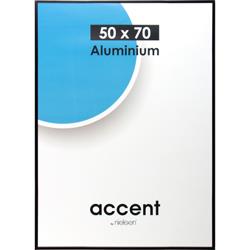 Cadre Aluminium NIELSEN 50x70 Noir