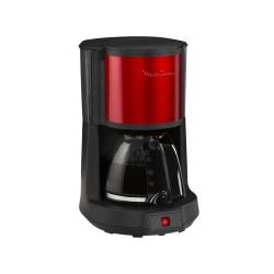 MOULINEX Cafetière filtre 10/15 tasses Noire & Rouge Subito Select FG370D11
