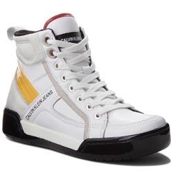 Sneakers CALVIN KLEIN JEANS - Nikole R0806 White/White/Sunflowe