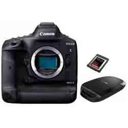 Appareil photo reflex Canon EOS-1DX Mark III Noir + Carte CFexpress 64Go + Lecteur de carte