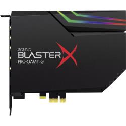 Carte son, interne 5.1 Sound BlasterX AE-5 PCIe sortie numérique, port casque extérieur