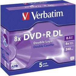 DVD+R DL Verbatim 43541 5 pc(s) 8.5 Go 240 min