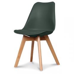 Chaise Design Style Scandinave Vert Forêt HADES