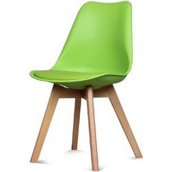 Chaise Design Style Scandinave Vert HADES