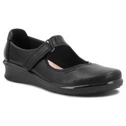 Chaussures basses CLARKS - Hope Henley 261371854 Black Leather