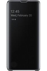 Clear View Cover pour Samsung Galaxy S10 Noir