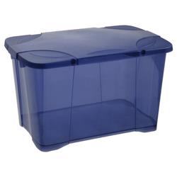 Boîte de rangement Clip box bleu profond 40L