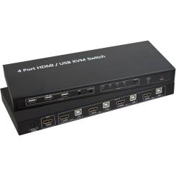 Commutateurs KVM HDMI et USB Fernost G-Max4 ports