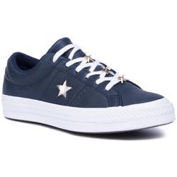 Tennis CONVERSE - One Star Ox 165021C Obsidian/Light Gold/White