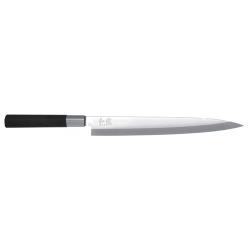 Couteaux Japonais série 'Wasabi black', Kai Type Couteau Yanagiba 24 cm