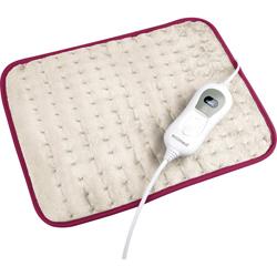 Ecomed HP-40E Coussin chauffant 100 W beige, vin rouge