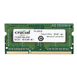 Module de mémoire vive pour PC portable Crucial CT51264BF160BJ 4 Go 1 x 4 Go RAM DDR3 1600 MHz CL11 11-11-27