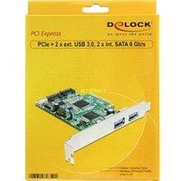 Delock 89359 carte contrôleur adaptateur d'interfaces USB 3.0 Interne