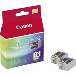 Pack de 2 cartouches dencre Canon BCI-16C couleur