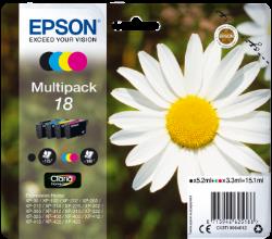 Cartouche d'encre Epson T1806 (N/C/M/J) Série Paquerette