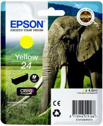 Cartouche d'encre Epson T2424 Jaune Série Eléphant