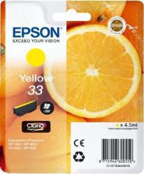 Cartouche d'encre Epson T3344 Jaune Premium Série Orange