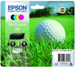 Cartouche d'encre Epson T3466 (N/C/M/J) Série Balle de golf