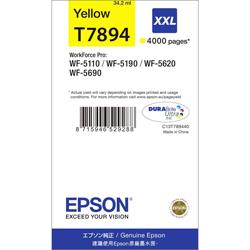 Cartouche dencre Epson T7894, 79XXL jaune C13T789440