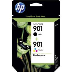 HP Encre 901 dorigine pack bundle noir, cyan, magenta, jaune SD519AE Pack de cartouches