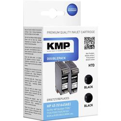 Cartouche KMP Encre H7D compatible HP 45 - lot de 2 noir