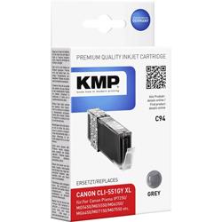 Cartouche dencre compatible KMP C94 remplace Canon CLI-551GY XL - Gris