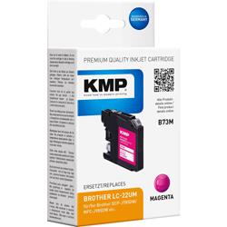 KMP Encre remplace Brother LC-22UM compatible magenta B73M 1536,4006