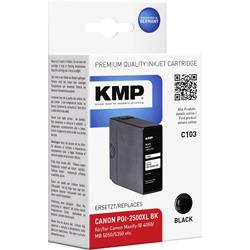 Cartouche dencre compatible KMP C103 noir - remplace Canon PGI-2500XL BK